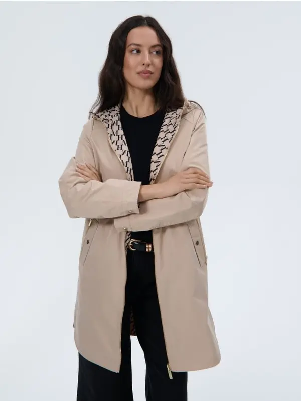 Mohito Mohito - Яке тип парка с качулка - бежово