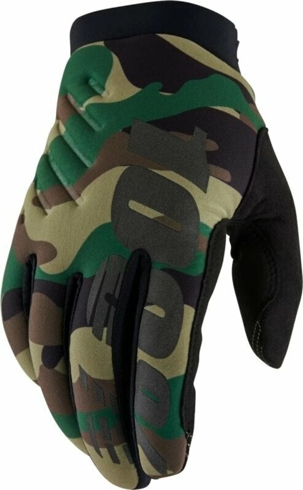 100% 100% Brisker Gloves Camo/Black L Велосипед-Ръкавици