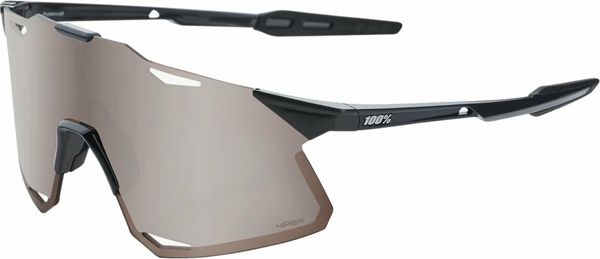 100% 100% Hypercraft Gloss Black/HiPER Silver Mirror Lens Колоездене очила