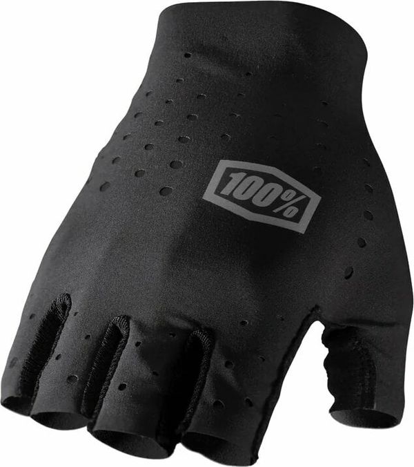 100% 100% Sling Bike Short Finger Gloves Black 2XL Велосипед-Ръкавици