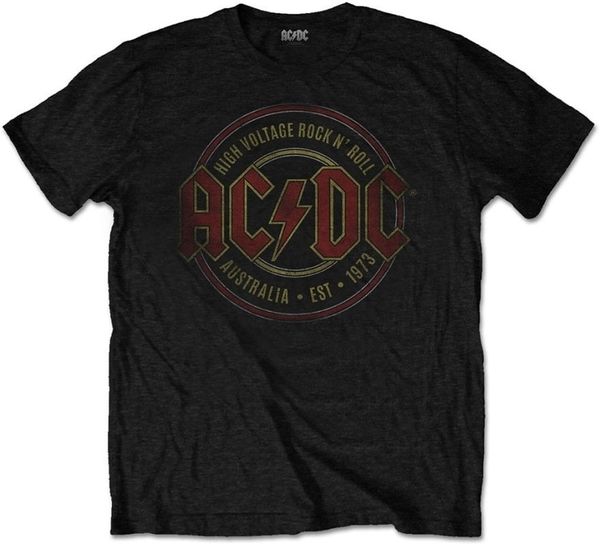 AC/DC AC/DC Риза Est. 1976 Unisex Black XL