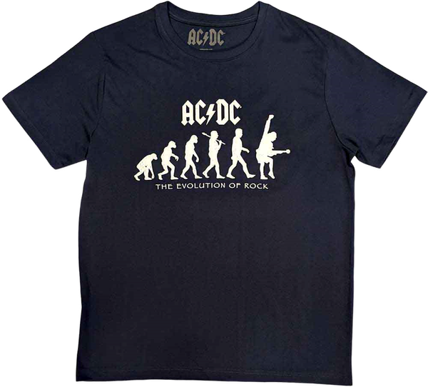 AC/DC AC/DC Риза Evolution of Rock Unisex Navy Blue 2XL