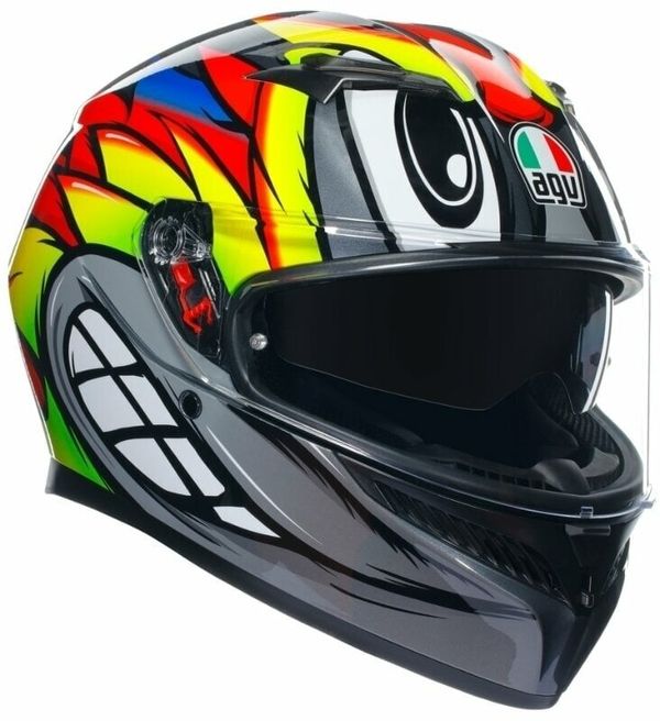 AGV AGV K3 Birdy 2.0 Grey/Yellow/Red XL Каска