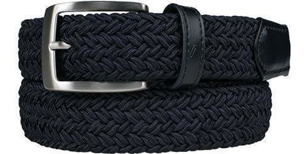 Alberto Alberto Basic Braided Mens Navy 105 cm Колан