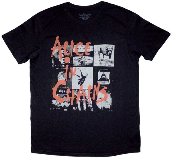 Alice in Chains Alice in Chains Риза Albums Montage Unisex Black 2XL