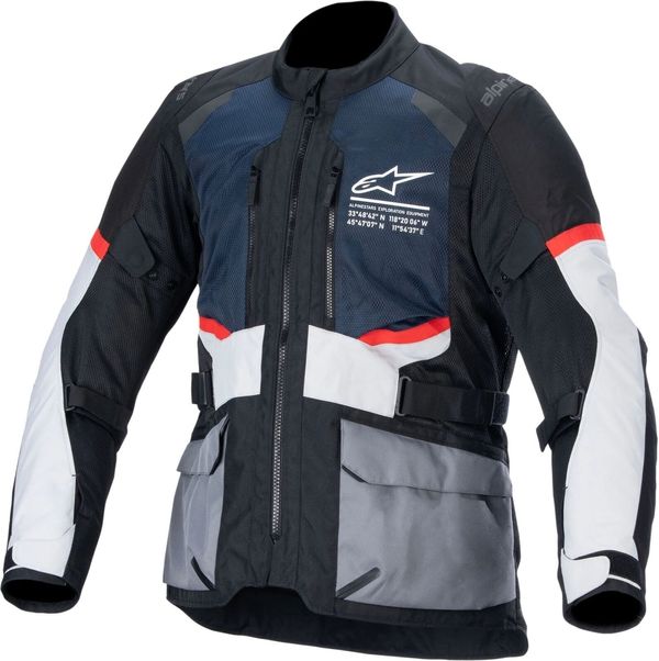 Alpinestars Alpinestars Andes Air Drystar Jacket Deep Blue/Black/Ice Gray 2XL Текстилно яке