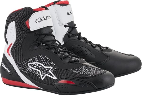 Alpinestars Alpinestars Faster-3 Rideknit Shoes Black/White/Red 45 Ботуши