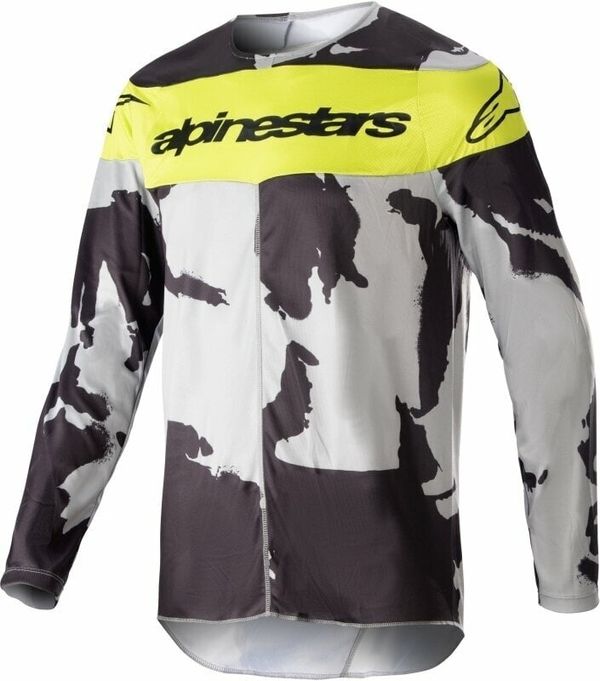 Alpinestars Alpinestars Racer Tactical Jersey Gray/Camo/Yellow Fluorescent S Мотокрос фланелки