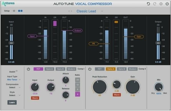 Antares Antares Auto-Tune Vocal Compressor (Дигитален продукт)