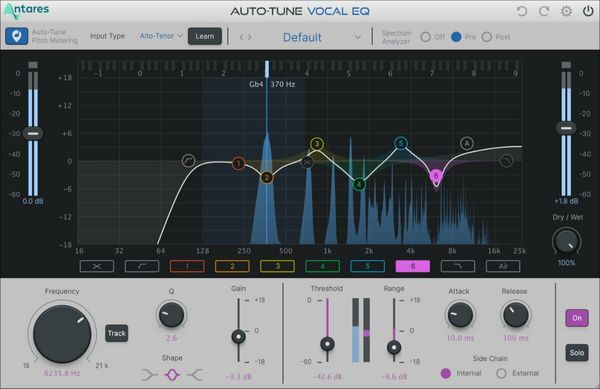 Antares Antares Auto-Tune Vocal EQ (Дигитален продукт)