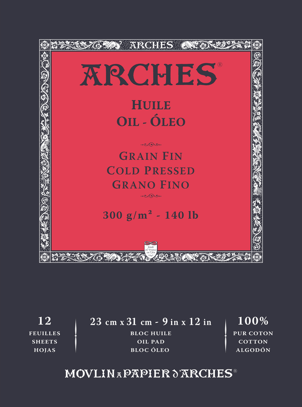 Arches Arches Oil Cold Pressed Скицник 23 x 31 cm 300 g