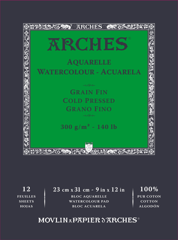 Arches Arches Watercolour Cold Pressed Скицник 23 x 31 cm 300 g