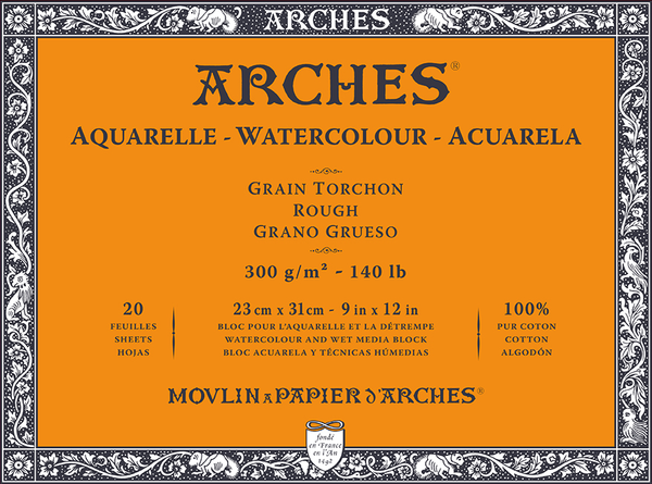 Arches Arches Watercolour Rough Скицник 23 x 31 cm 300 g