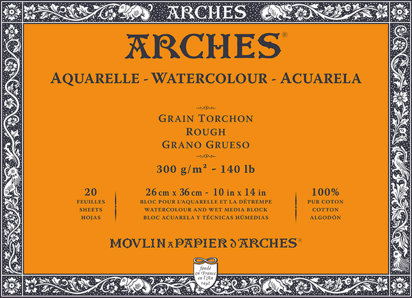 Arches Arches Watercolour Rough Скицник 26 x 36 cm 300 g