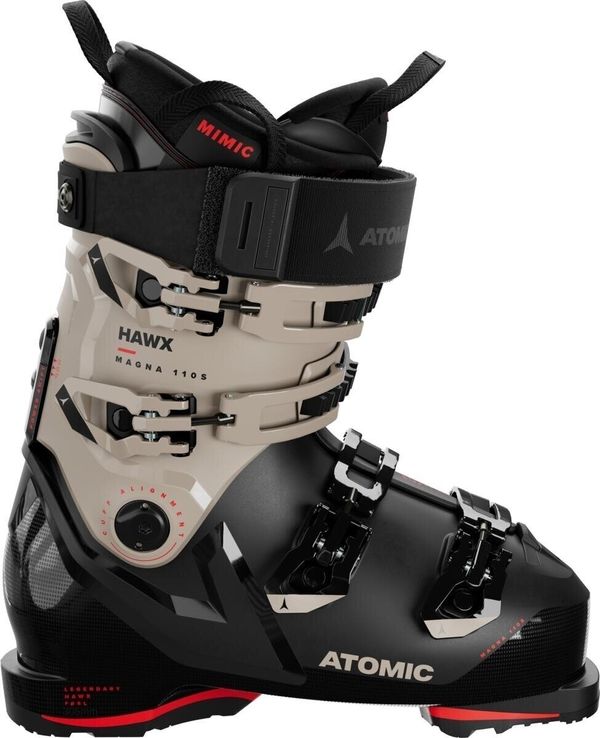 Atomic Atomic Hawx Magna 110 S GW Black/Cement/Red 25/25,5 Обувки за ски спускане
