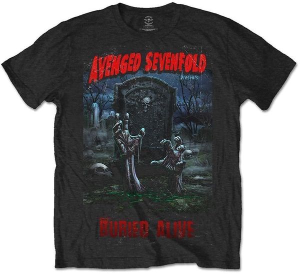Avenged Sevenfold Avenged Sevenfold Риза Buried Alive Tour 2012 Unisex Black S