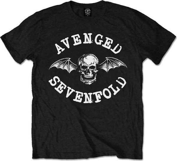 Avenged Sevenfold Avenged Sevenfold Риза Classic Death Bat Unisex Black L