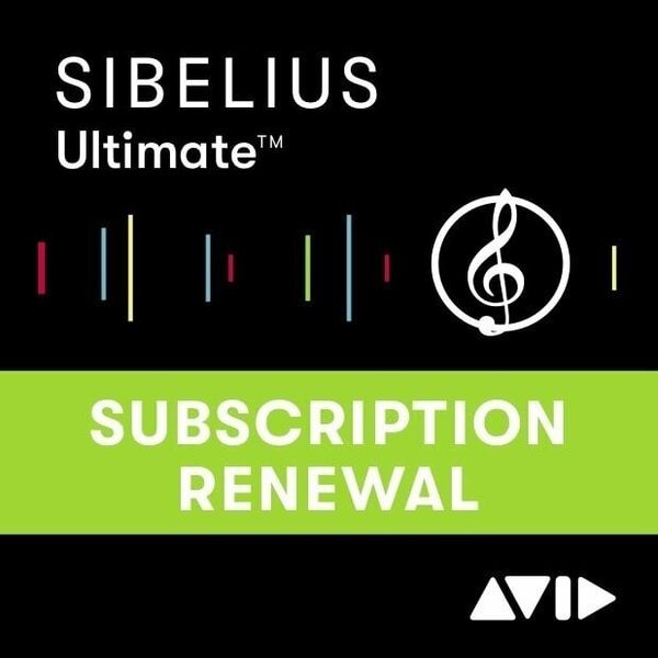 AVID AVID Sibelius Ultimate 1Y Updates+Support (Renewal) (Дигитален продукт)