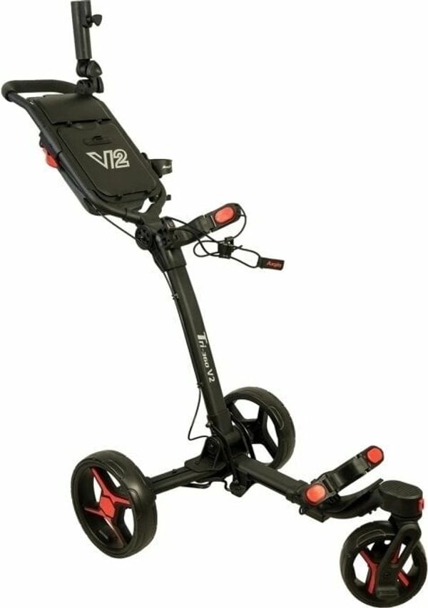 Axglo Axglo Tri-360 V2 3-Wheel SET Black/Red Ръчна количка за голф