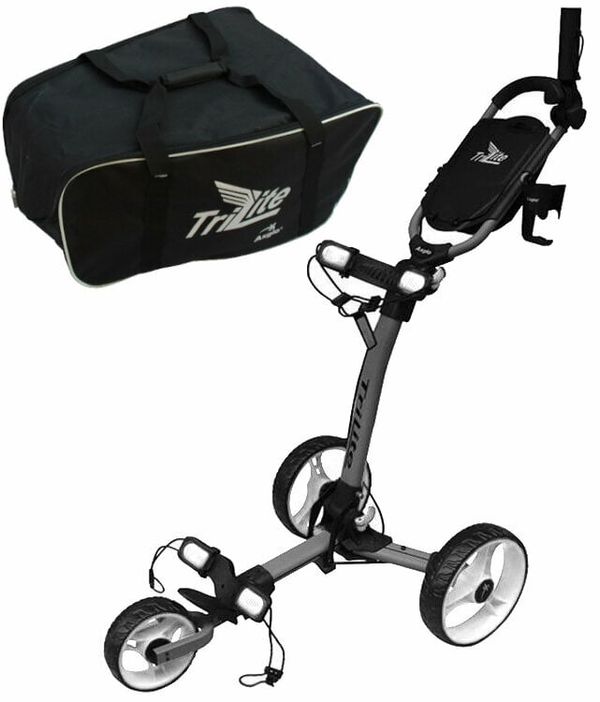 Axglo Axglo TriLite SET Grey/White Ръчна количка за голф