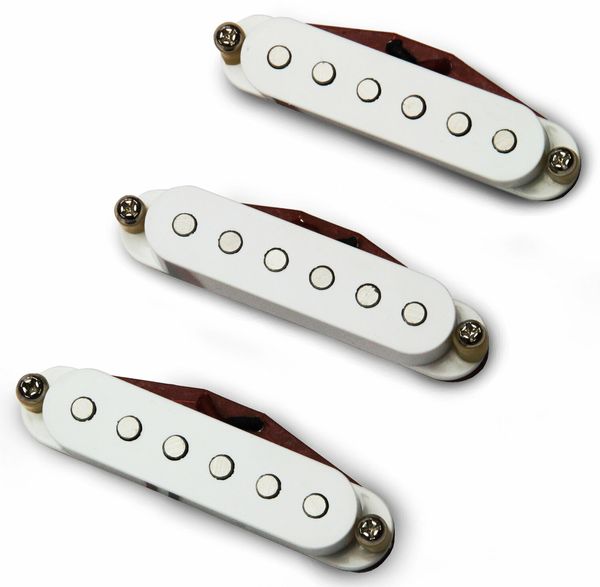 Bare Knuckle Pickups Bare Knuckle Pickups Boot Camp Brute Force ST Set W бял