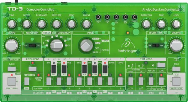 Behringer Behringer TD-3 Transparent Green