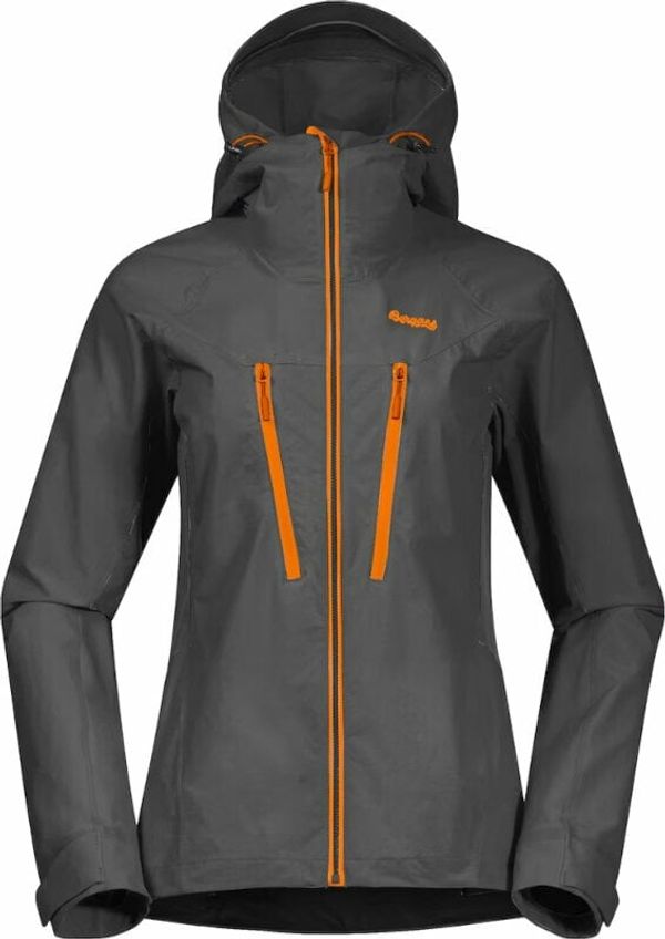 Bergans Bergans Cecilie Mountain Softshell Jacket Solid Dark Grey/Cloudberry Yellow XS
