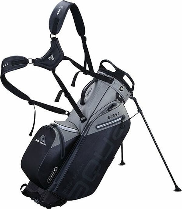 Big Max Big Max Aqua Eight G Stand Bag Grey/Black Чантa за голф