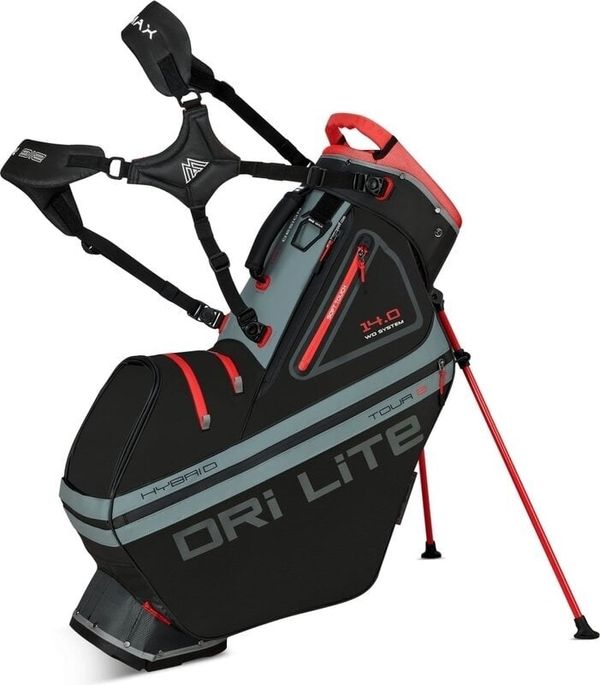 Big Max Big Max Dri Lite Hybrid Tour 2 Чантa за голф Black/Charcoal/Red