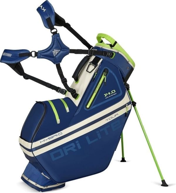 Big Max Big Max Dri Lite Hybrid Tour 2 Чантa за голф Navy/Lime