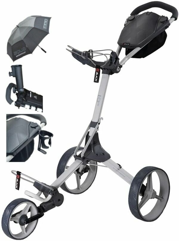 Big Max Big Max IQ² Deluxe SET Grey/Charcoal Ръчна количка за голф