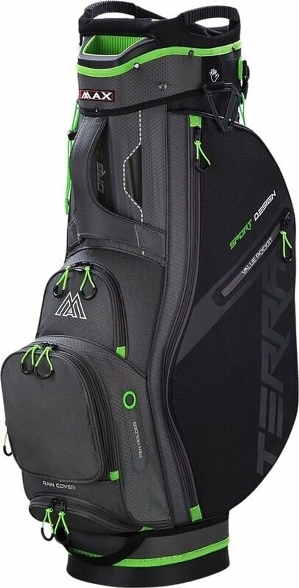 Big Max Big Max Terra Sport Charcoal/Black/Lime Чантa за голф