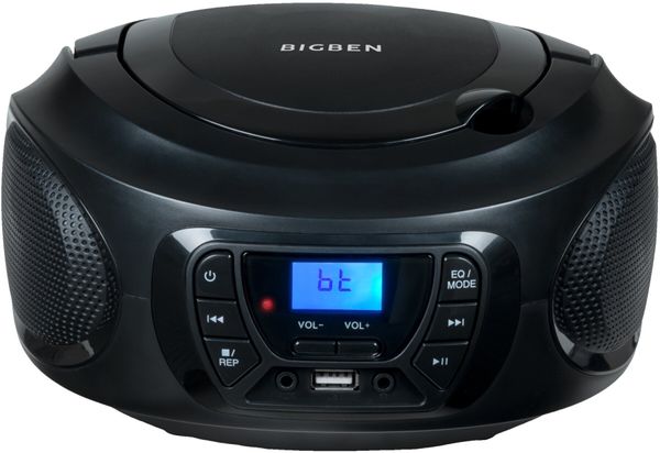 Bigben Bigben CD62NUSBBT Black Преносим настолен плеър
