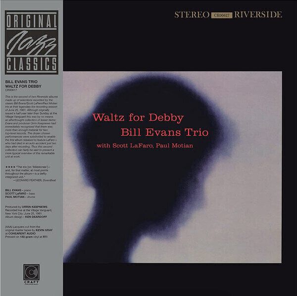Bill Evans Bill Evans - Waltz For Debby (Original Jazz Classics Series) (Reissue) (180g) (LP)