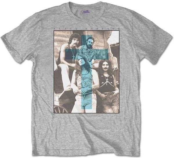 Black Sabbath Black Sabbath Риза Blue Cross Unisex Grey XL