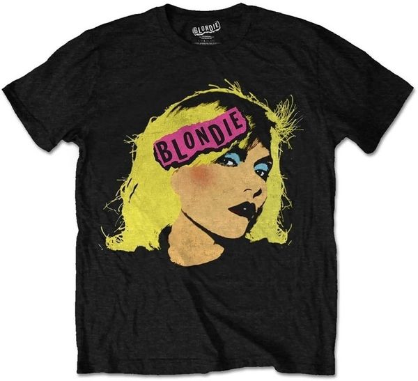 Blondie Blondie Риза Punk Logo Unisex Black 2XL