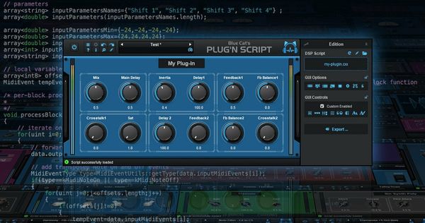 Blue Cat Audio Blue Cat Audio PlugNScript (Дигитален продукт)