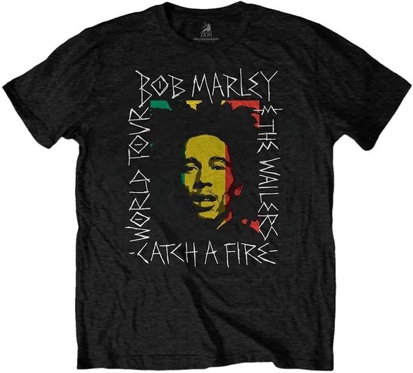 Bob Marley Bob Marley Риза Rasta Scratch Unisex Black M