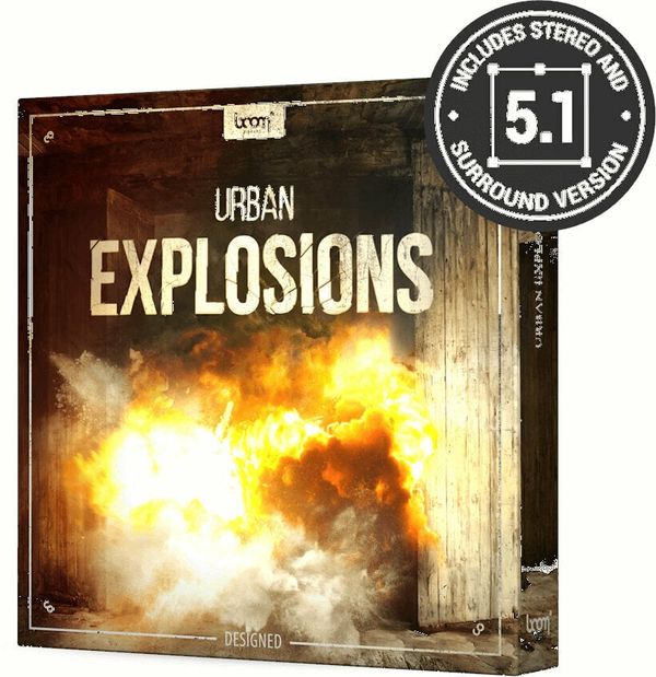 BOOM Library BOOM Library Urban Explosions Designed (Дигитален продукт)
