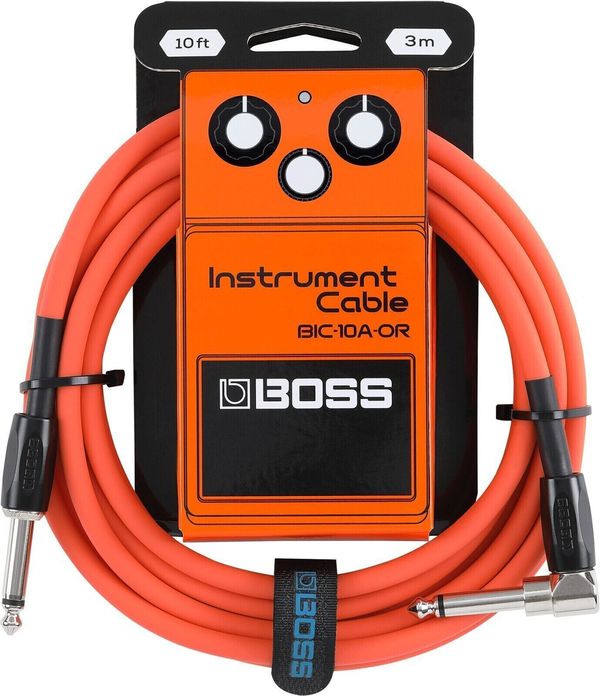 Boss Boss BIC-10A-OR 10ft Директен - Ъглов Инструментален кабел