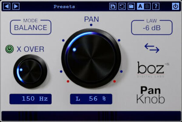 Boz Digital Labs Boz Digital Labs Pan Knob (Дигитален продукт)