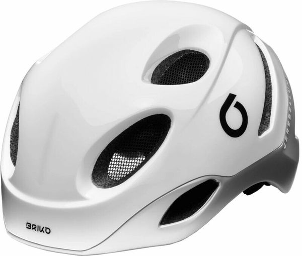 Briko Briko E-One LED White Out/Silver L Каска за велосипед