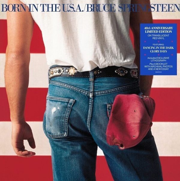 Bruce Springsteen Bruce Springsteen - Born In The U.S.A. (Red Coloured) (Gatefold Sleeve) (Anniversary Edition) (LP)