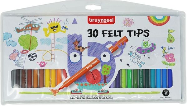 Bruynzeel Bruynzeel Kids Felt Tips Пълнител за писалка 30 бр