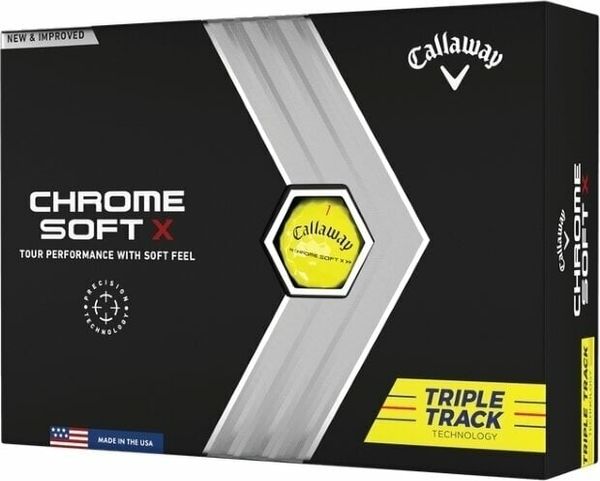 Callaway Callaway Chrome Soft X 2022 Yellow Triple Track