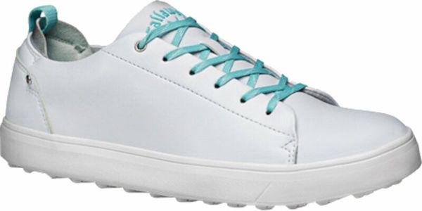 Callaway Callaway Lady Laguna Womens Golf Shoes White/Aqua 5