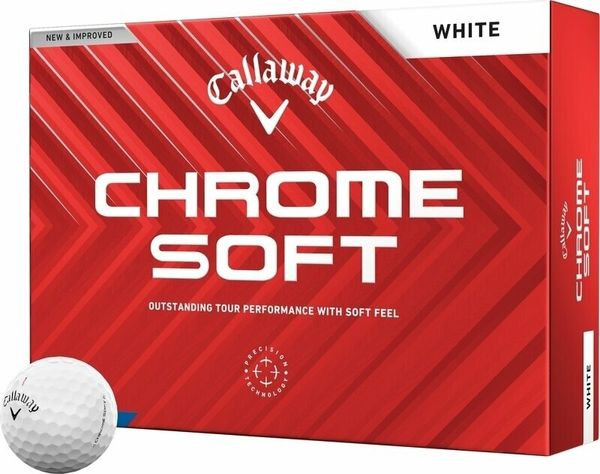 Callaway Callaway Chrome Soft 2024 White Golf Balls Basic