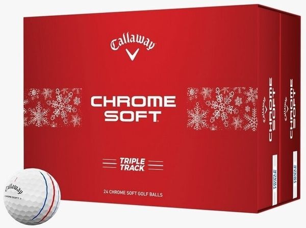 Callaway Callaway Chrome Soft 2024 White Triple Track Нова топка за голф