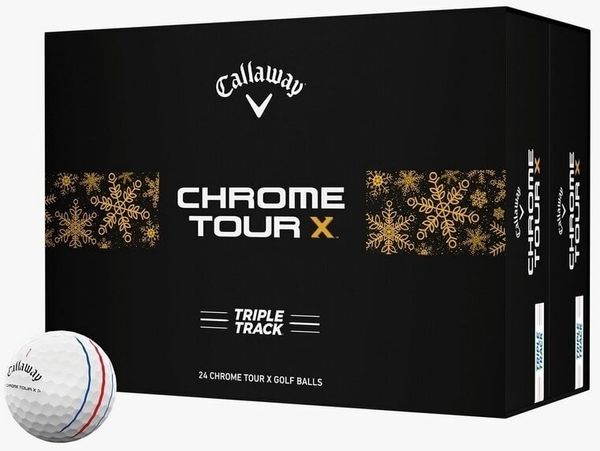 Callaway Callaway Chrome Tour X White Triple Track Нова топка за голф