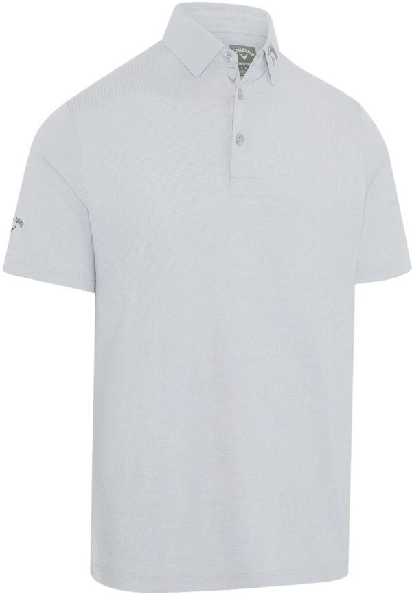 Callaway Callaway Classic Jacquard Mens Polo Gray Dawn 3XL